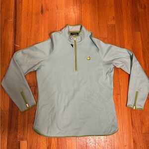 Bobby Jones Masters Quarter-Zip MENS LARGE FITS LIKE MEDIUM